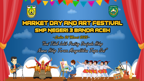 SMP Negeri 3 Banda Aceh Mengadakan Market Day dan Art Festival